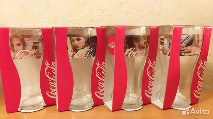 Бокалы новогодние 2020г.кока-кола.Новые