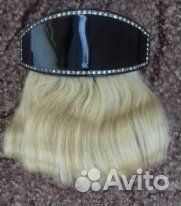 Шиньон - хвост натуральный на заколке