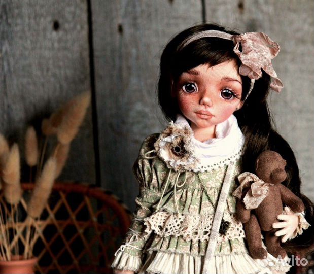 Текстильная кукла ручной работы