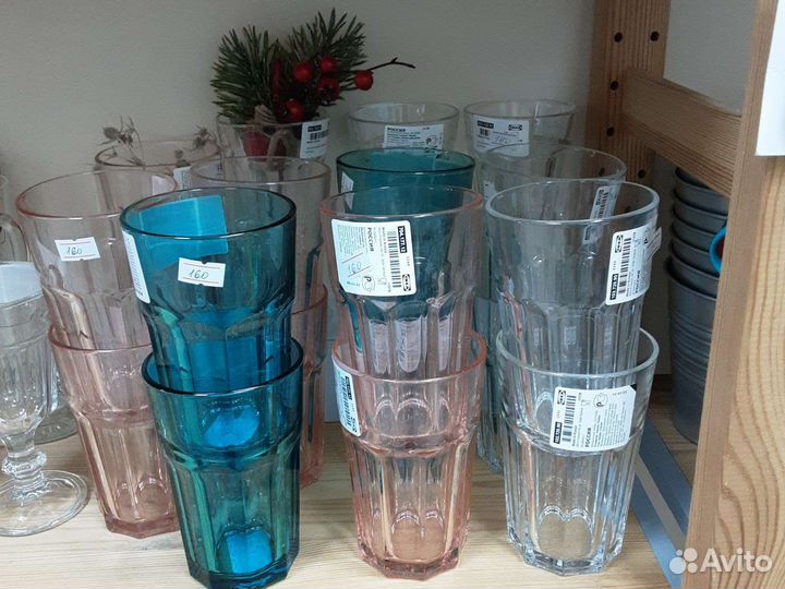 Стаканы,бокалы,кружки,все из IKEA