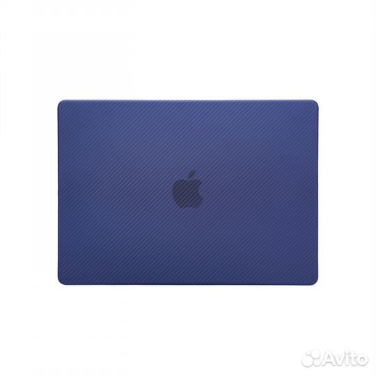 Чехол для MacBook Pro 13 2016-2022 синий карбон