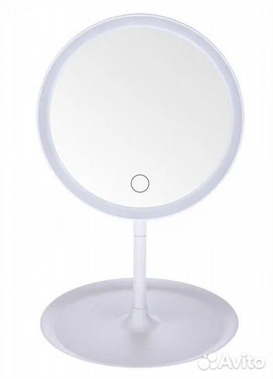 Новое зеркало с подсветкой белое