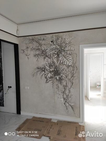 Барельеф и роспись стен любой сложности