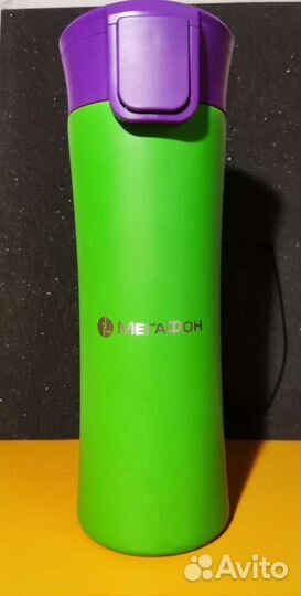 Термокружка вакуумная мегафон