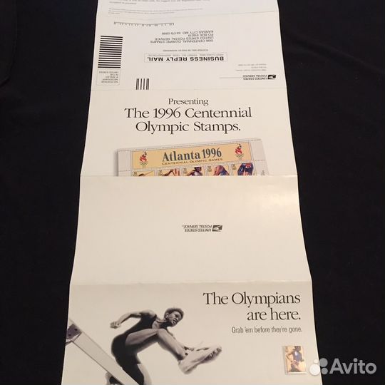 Марки ои в Атланте 1996 год. Полный набор