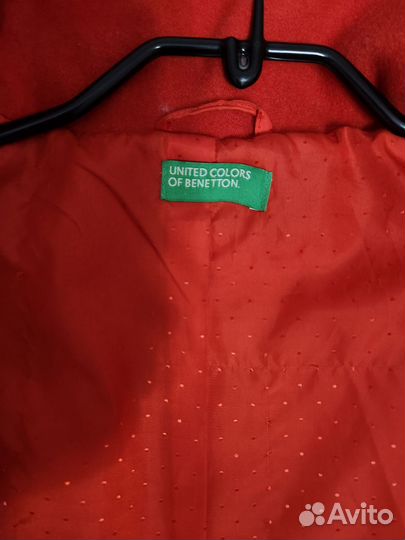 Пальто укороченное, benetton,44-46 разм
