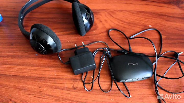 Беспроводные наушники philips shc 1300