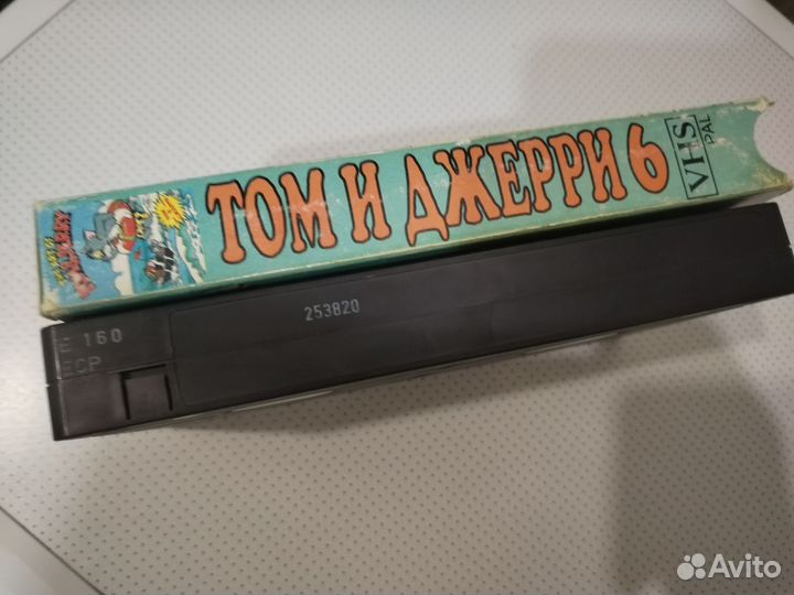 Видеокассета VHS - том И джерри - выпуск №6 1992г