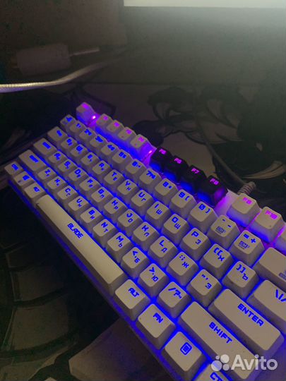 Клавиатура ZET gaming blade pro white