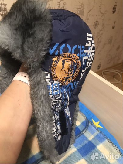 Шапка зимняя на мальчика 54 р