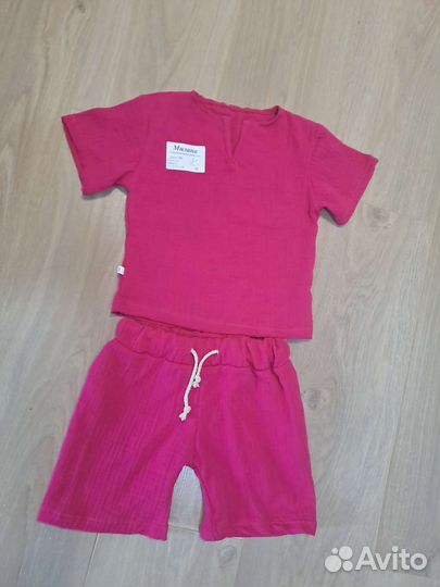 Муслиновый костюм детский