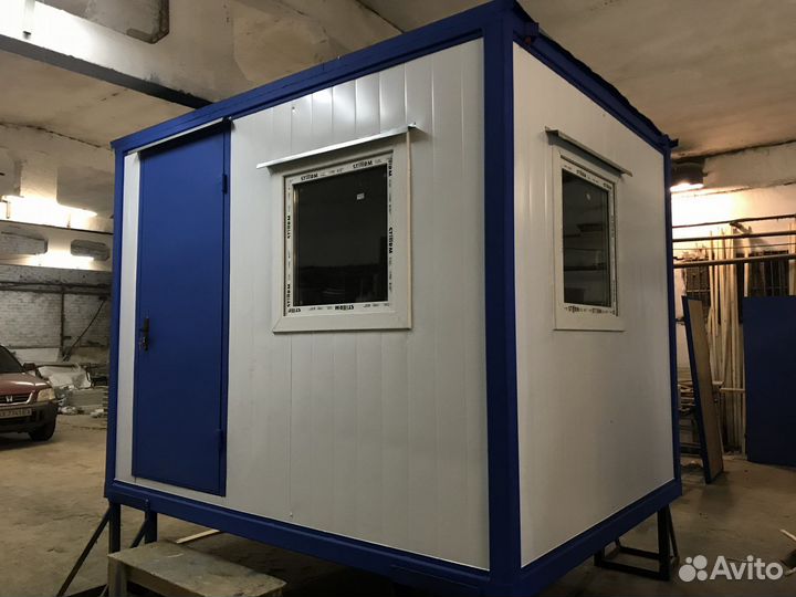 Пост охраны (будка) из сэндвич панелей