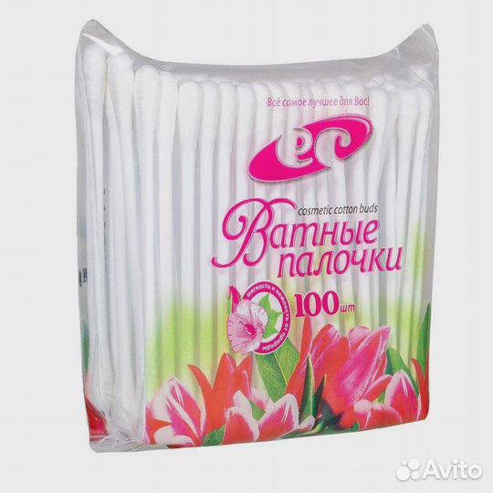 Палочки ватные 100 шт/уп в Уфе