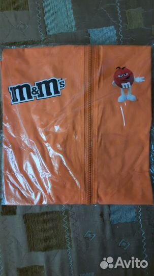 Плащ дождевик с логотипом M&M*s 44-48 разм.Унисекс