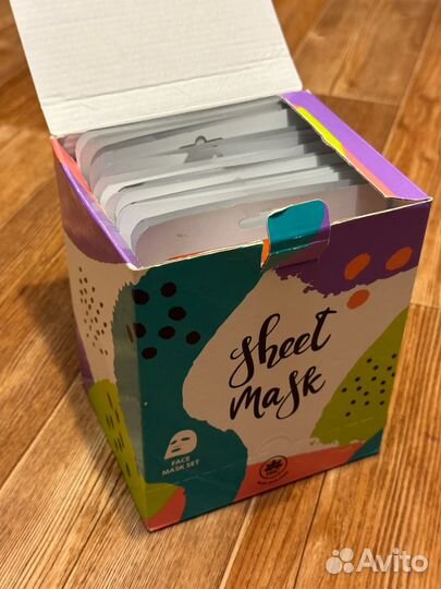 Набор тканевых масок для лица name skin care