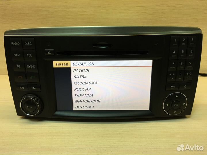 Mercedes comand команд R класс W251 NTG 2.5 нгт