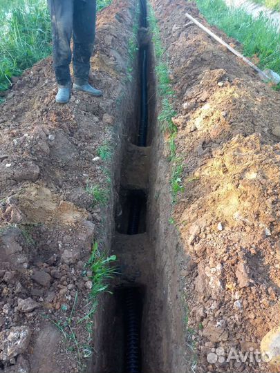 Землекопы копка траншей