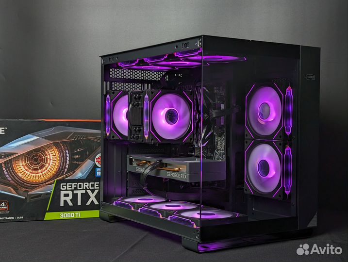 Новогодний пк Ryzen 5700X3D/RTX 3080Ti /32gb