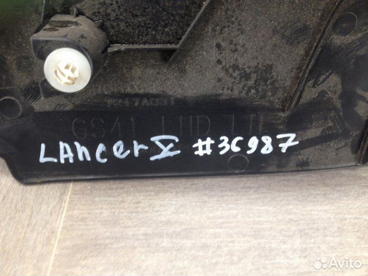 Накладка порога кузова Mitsubishi Lancer 10 24093