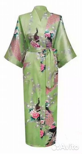 Шёлковые Халаты с Павлинами Новые