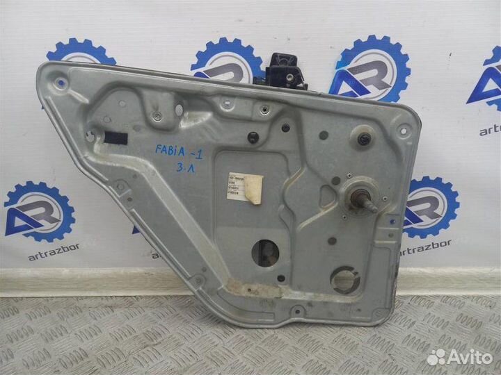 Стеклоподъемник механ. задний левый Skoda Fabia 1