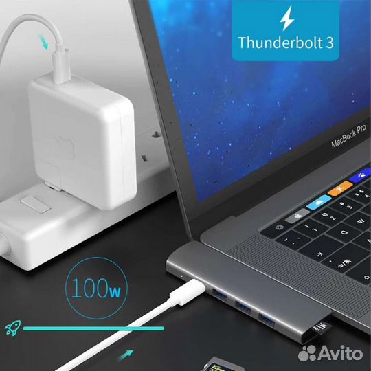 Usb концентратор для Macbook