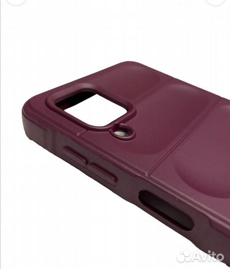 Чехол Samsung A12 противоударный с бортом