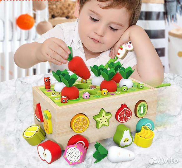 Развивающие деревянные игрушки
