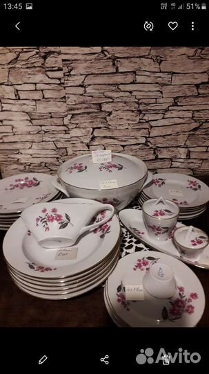 Тарелки. сервиз дулево СССР и гдр.от