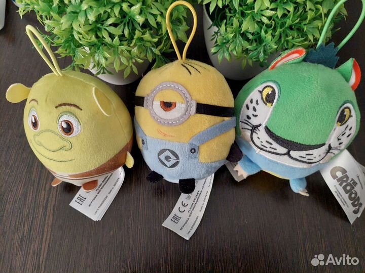 Мягкие игрушки и фигурки мини