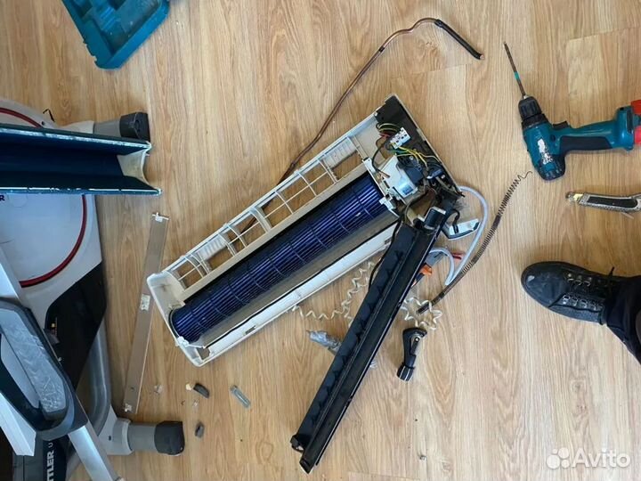 Ремонт, чистка сплит систем