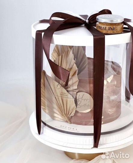 Тубус (коробка) для торта круглая