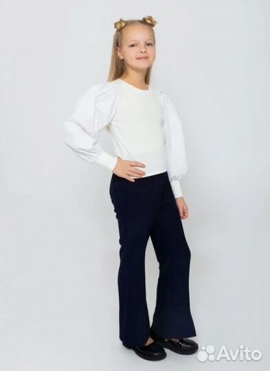 Блузка для девочек белая 42 и 36 размера