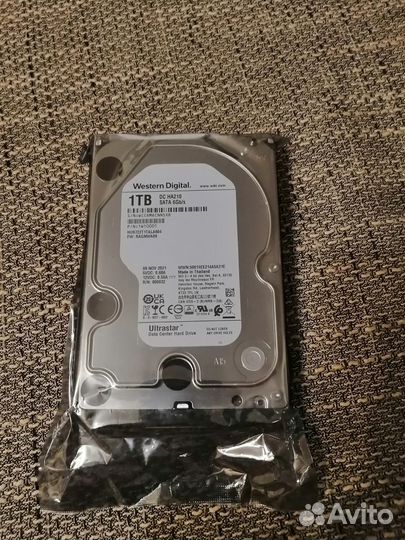 Western Digital 1 тб Внутренний жесткий диск Ultra