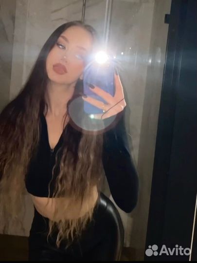 Волосы для наращивания люкс 63 см омбре