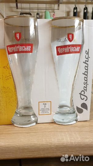 Пивные бокалы в ассортименте