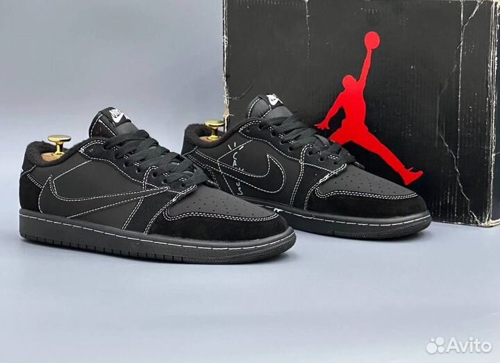 Кроссовки зимние Nike Jordan Travis Scott