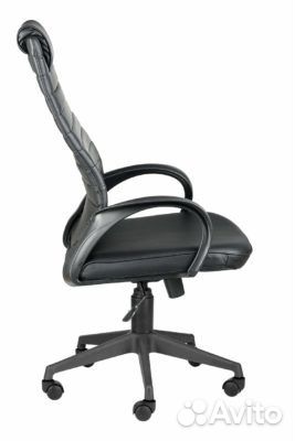 Кресло Квест ультра. Экокожа черный