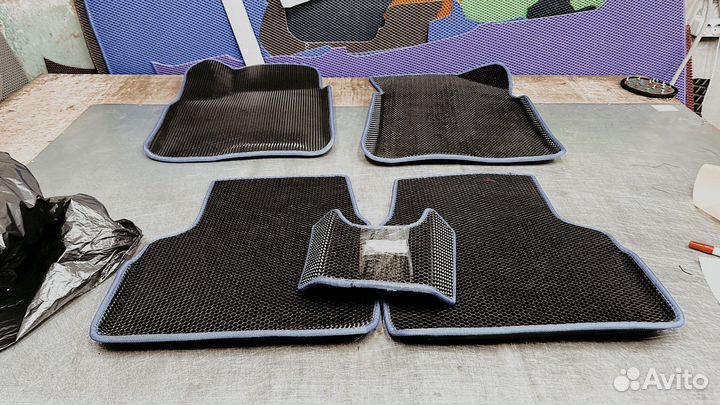 Eva ева эва коврики с бортами 3D