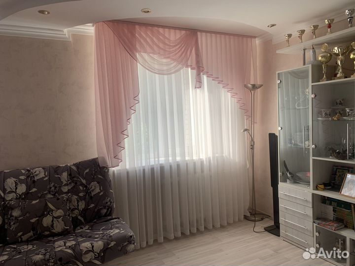 Тюль с ламбрикеном