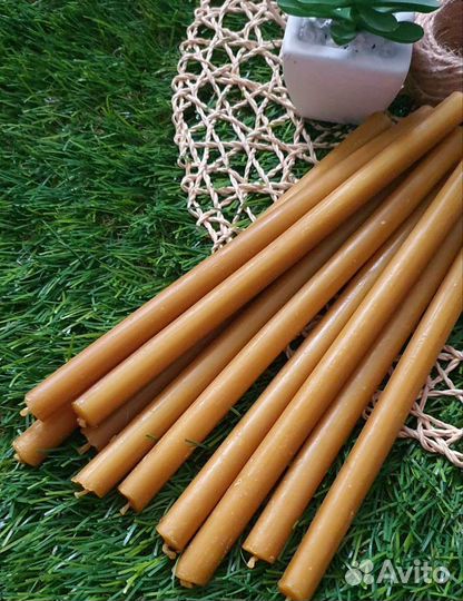 Свечи восковые, время горения 3ч25 мин