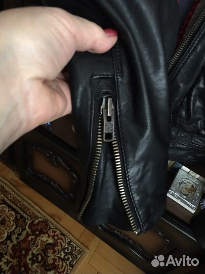 Кожаная куртка мужская