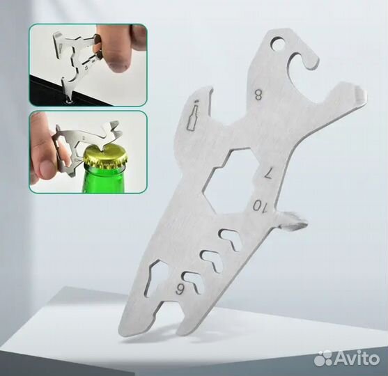 Мультиинструмент брелок акула