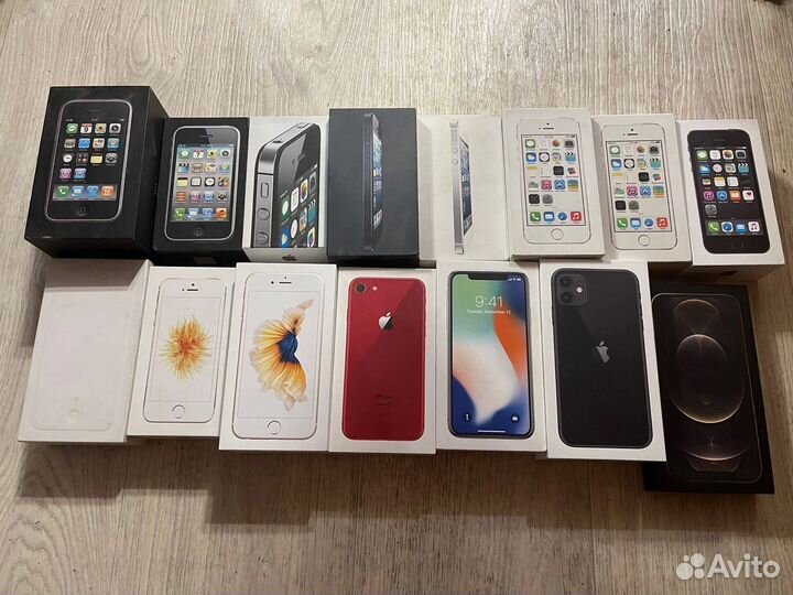 Коробки от iPhone 3g 3gs 4s 5 5s 6 6s se 8 x 11 12