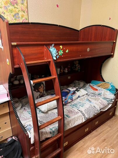 Двухъярусная кровать Капитан Флинт