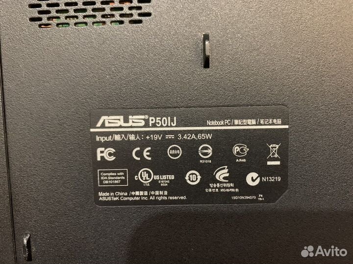 Ноутбук asus