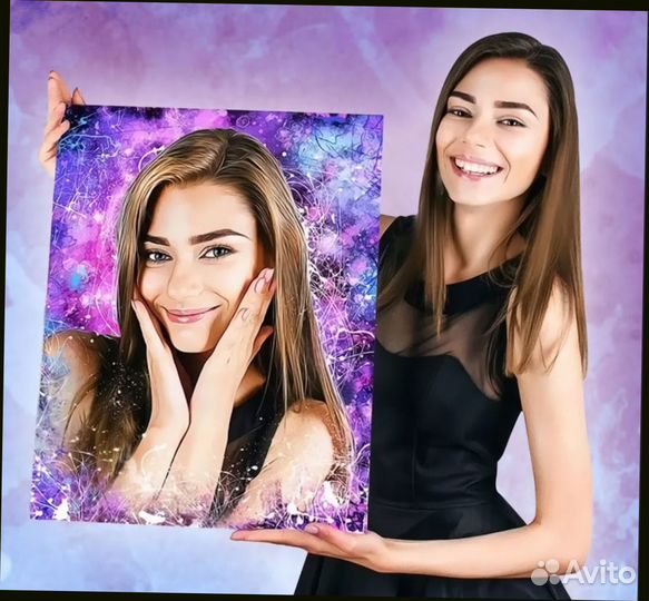 Портрет на холсте по фото