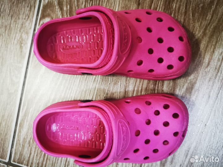 Резиновые шлепки детские Crocs