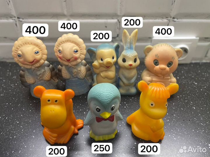 Резиновые игрушки СССР