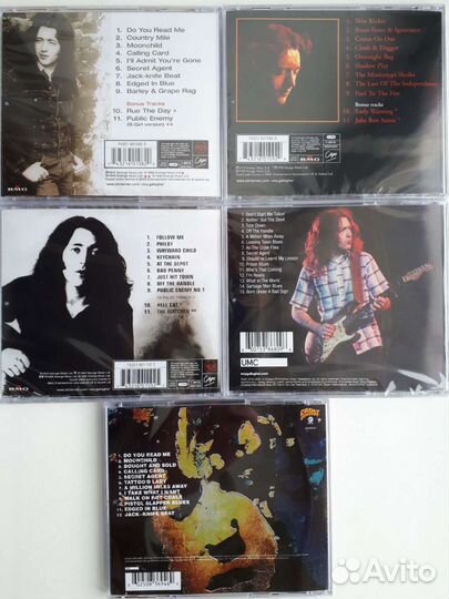 CD диски J.J.Cale, Rory Gallagher, Roy Buchanan